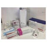 Box of brand new medical supplies - face masks,