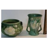 2 x $ - 2 Roseville vases