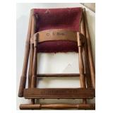 2 Campaigning chairs - one from Cincinnatis NY -