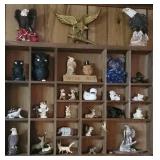 Hanging Shadow box with Contents