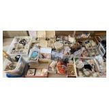 Large lot of jewelry making supplies and beads