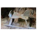 Primitive rocking horse