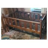 Folding 1800s youth bed - I believe it
