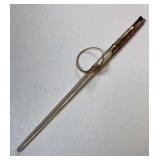 Ring and fountain pen - both tested 10 k