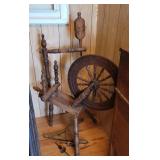 Flax/spinning wheel