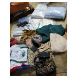 Box - purses, linens, twin blankets, fabric, etc