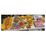 Box of road signs