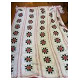 Pretty floral Afghan