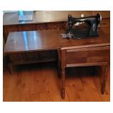 "White" sewing machine.