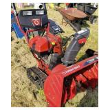 Troy-bilt 28" trac snow blower. With shield.