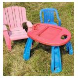 kids patio chairs and table