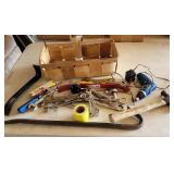 Basket tools - pry bars, drill, etc