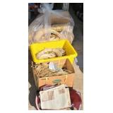 large pile of Chair Caning