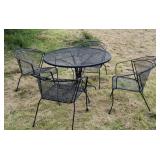 wrought iron Patio set.