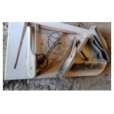 Farm tools, vise, clamp parts