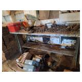 Work bench with contents