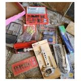 Tools, bits, pipe cutter, flaring set, etc