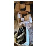 4 boxes misc. Nails, box of joist hangers.