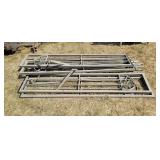 Patio canopy, missing top.