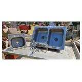 Stainless steel table (project ), 2 bay