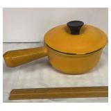 Le Creuset cast iron pan