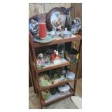 Contents of bookshelf - hammered alumn, snoopy,