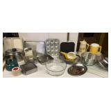 Large box of misc kitchenware