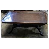 Glass top Duncan phythe coffee table