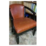 Black arm chair