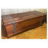 Red cedar chest approx 44" Lx 16"t x 19"d