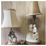 2 figural lamps