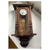 Antique mahogany(?) clock - needs some repair