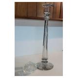 Signed Hawkes candlestick & nice inkwell