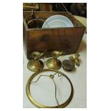 Dovetailed box & lamp parts