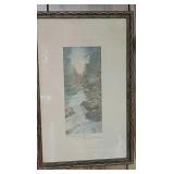 Wallace nutting print - From the mountain