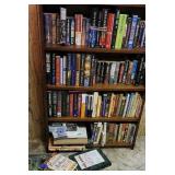 Books on bookshelf