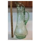 Mary Gregory - green pitcher