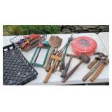 Hammers, sprinkler, air hose, etc