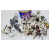 Nice lot of old door hardware. Glass, Bennington,