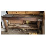 Work bench. 78x24x38