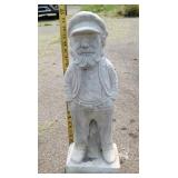 Concrete captain statue.