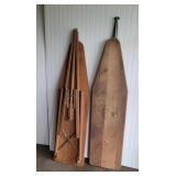 2 ironing boards