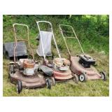 3 push mowers