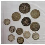 $2.20 face value in silver coins