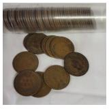 Roll of Indian head pennies