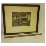 Print - Wallace nutting interior - maple sugar