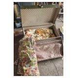 Footlocker full of retro drapes