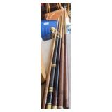 5 cue sticks - needs work