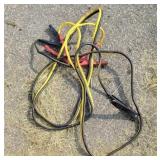 Heavy set of jumper cables.