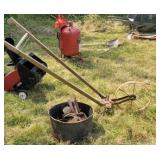 Planet junior cultivator with bucket of extras